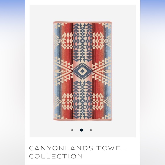 Pendleton Canyonlands Hand Towel - Picture 2 of 3